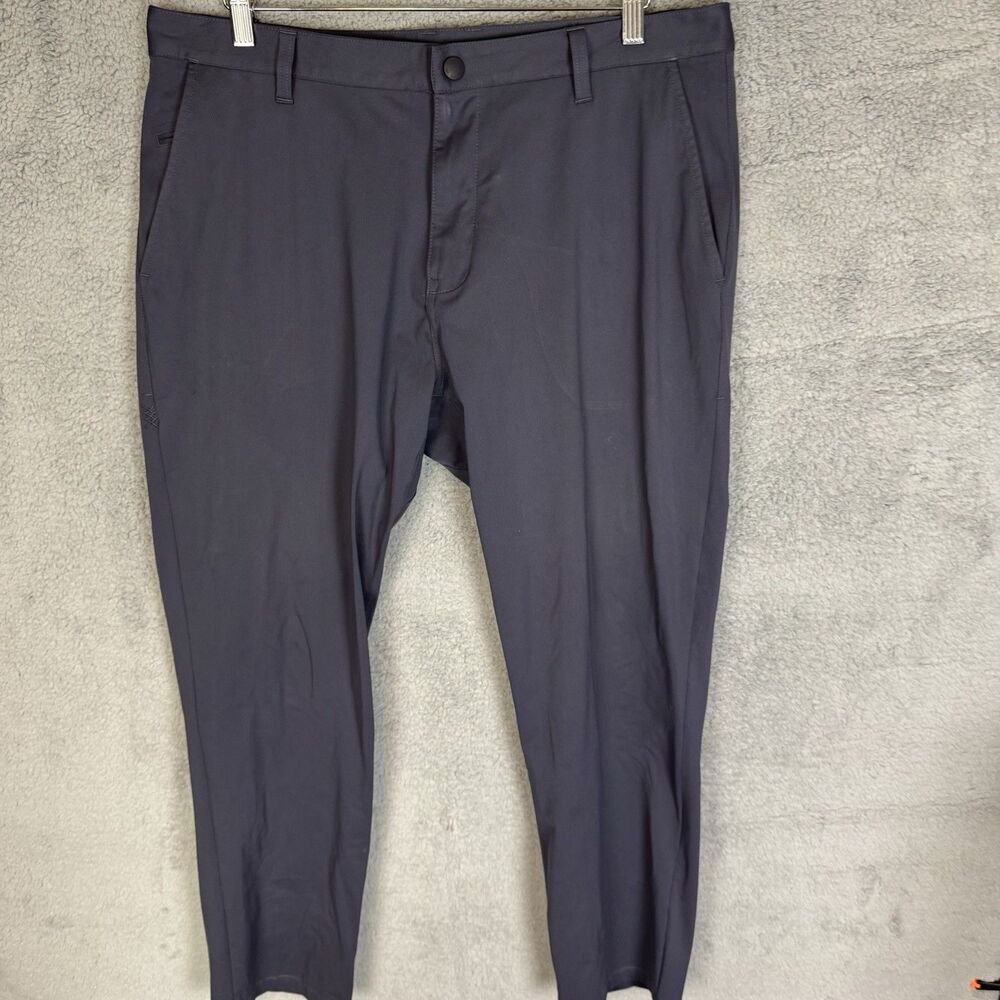 Rhone Commuter‎ Pants Mens 36x28 Blue 5 Pocket Slim Straight Stretch Work